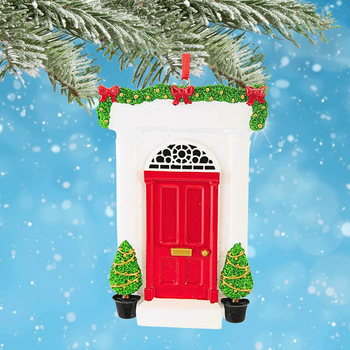 Polarx Elegant Door W/Garland Overhang - - SBKGifts.com