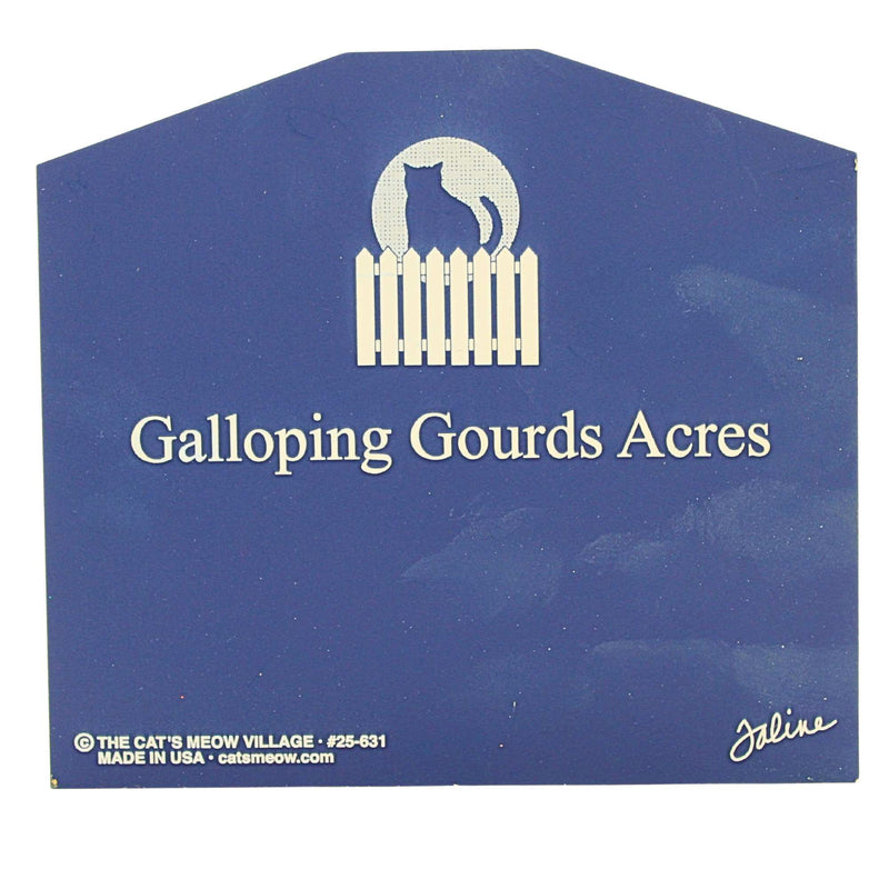 Cat's Meow Village Galloping Gourd Acres - - SBKGifts.com