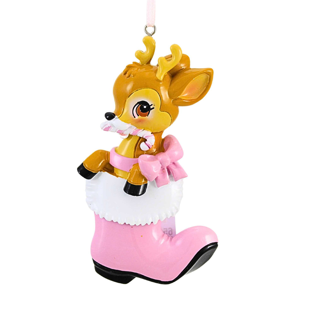 Baby Deer In Pink Boot 65486