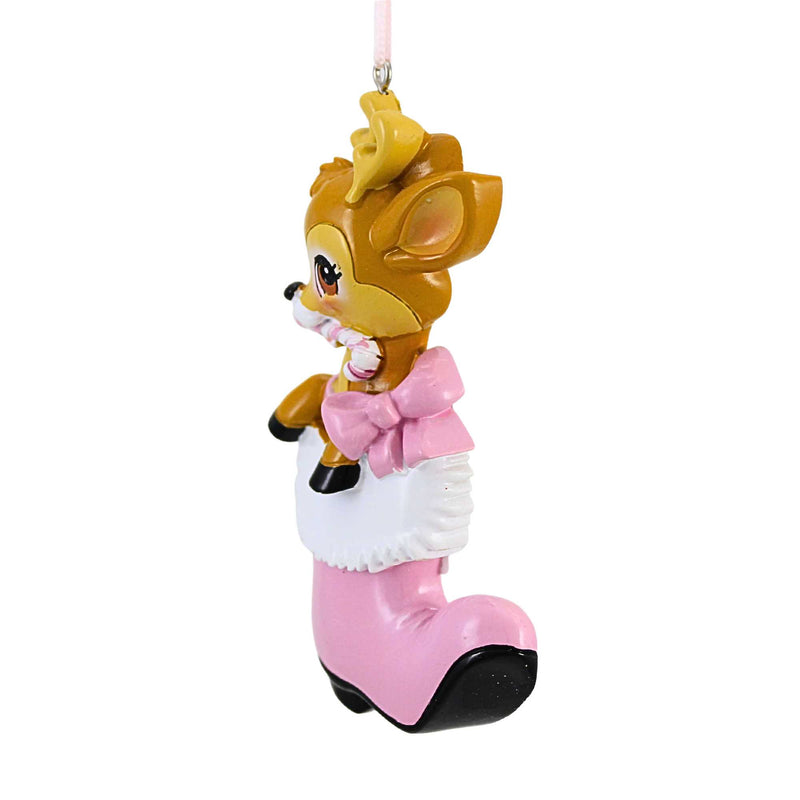 Polarx Baby Deer In Pink Boot - - SBKGifts.com