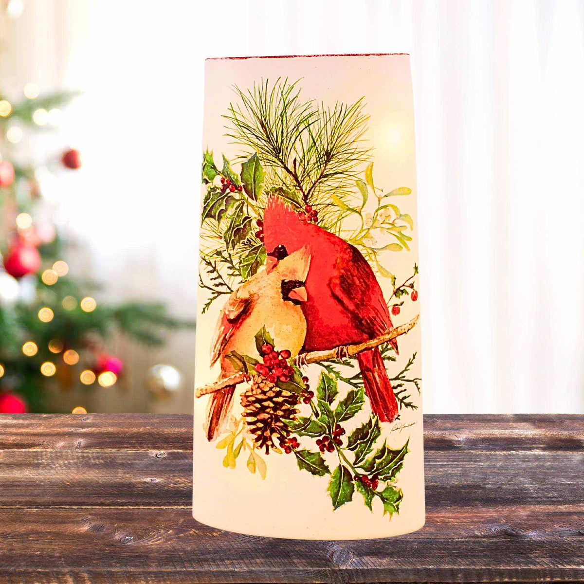 Stony Creek Winter Cardinal Couple - - SBKGifts.com