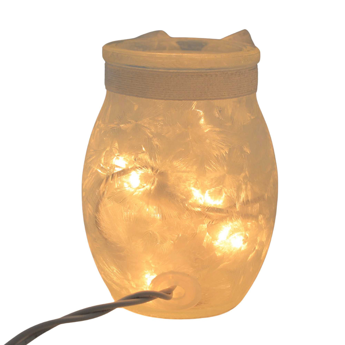 Stony Creek Forest Snowman Pre-Lit Small Jar - - SBKGifts.com