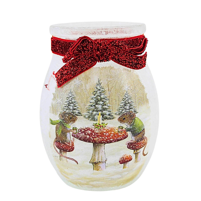 Stony Creek Merry Mice Small Pre-Lit Jar - - SBKGifts.com