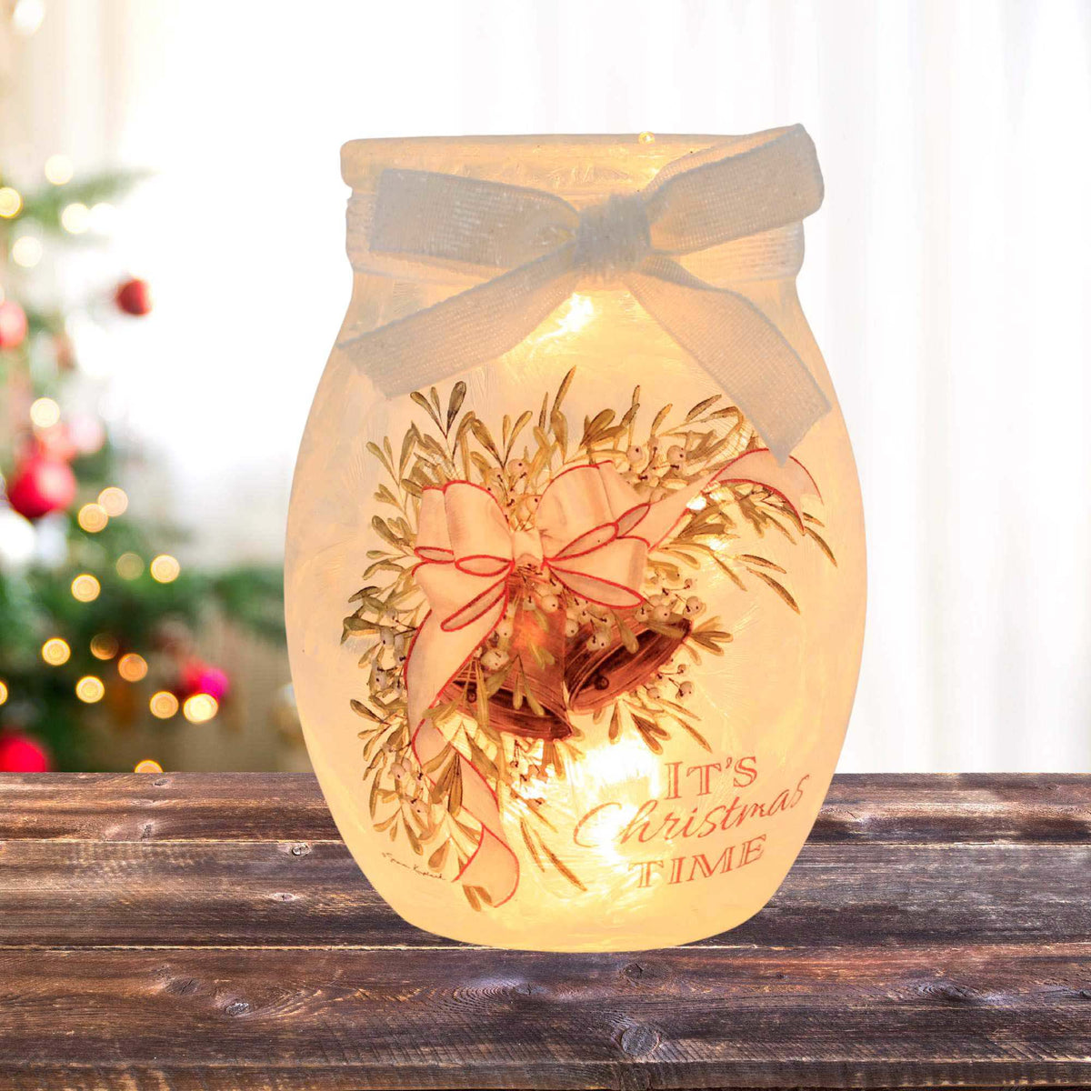 Stony Creek Holiday Bells Pre-Lit Small Jar - - SBKGifts.com