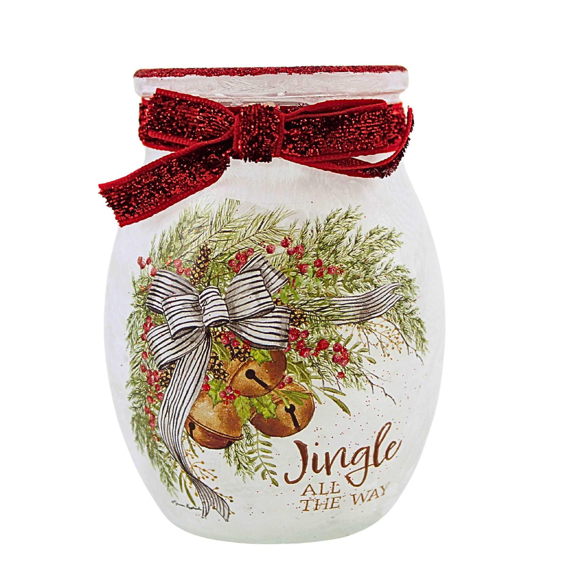Stony Creek Holiday Bells Pre-Lit Small Jar - - SBKGifts.com