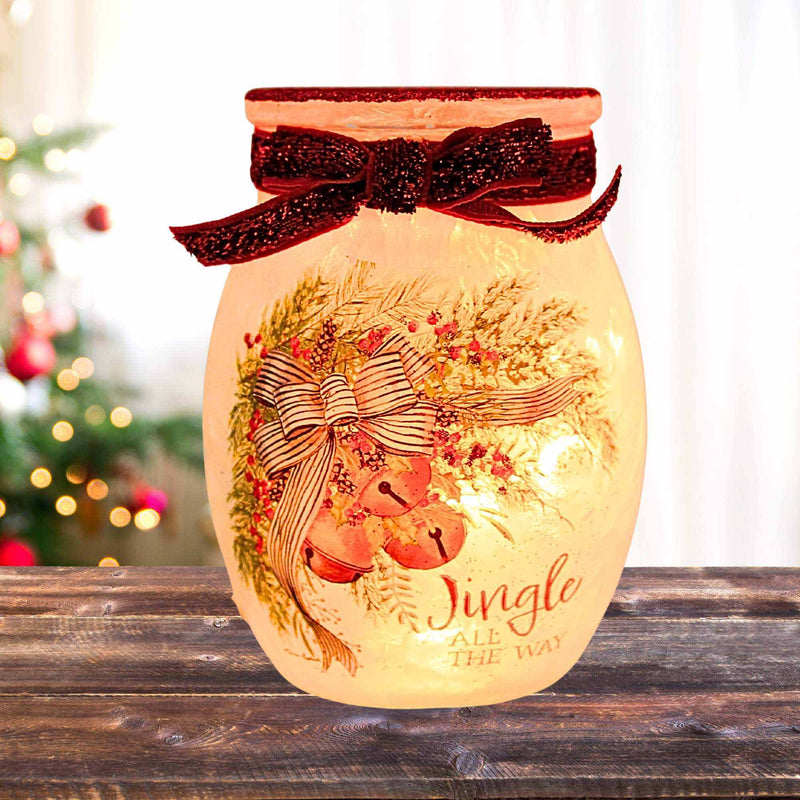 Stony Creek Holiday Bells Pre-Lit Small Jar - - SBKGifts.com