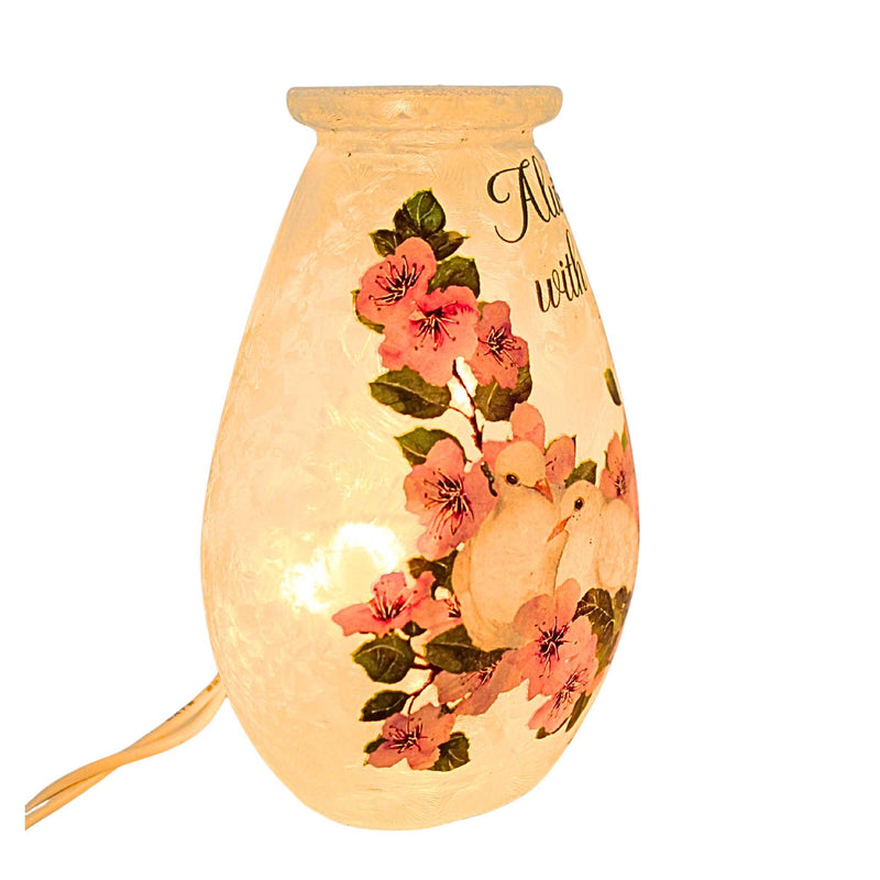 Stony Creek Dove Love Pre-Lit Glass Jar - - SBKGifts.com