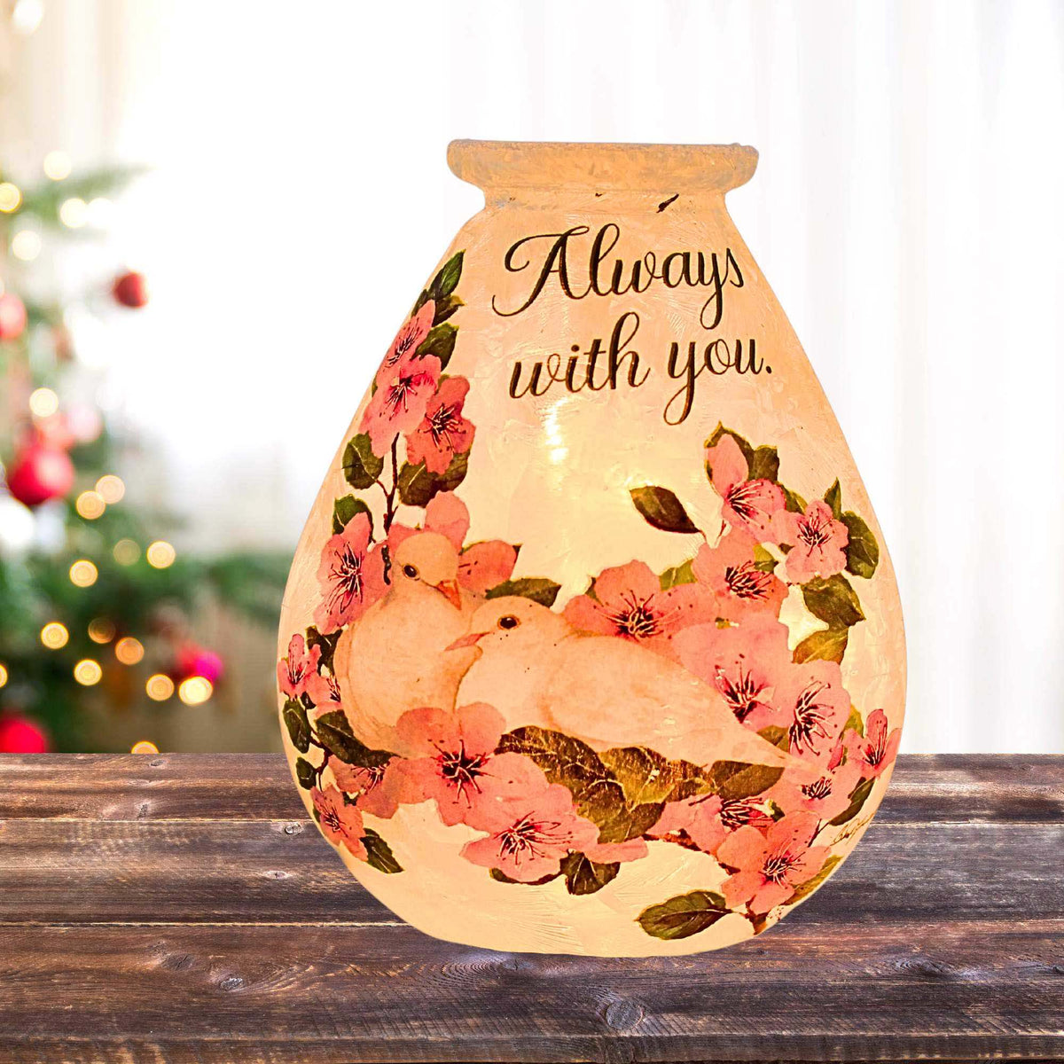 Stony Creek Dove Love Pre-Lit Glass Jar - - SBKGifts.com