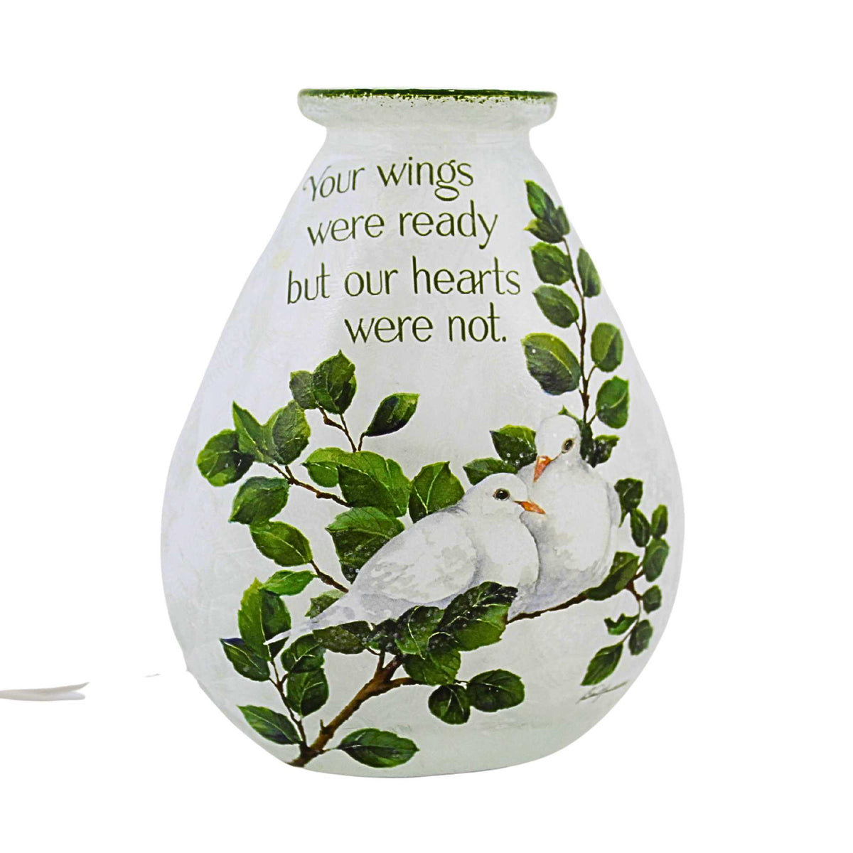 Stony Creek Dove Love Pre-Lit Glass Jar - - SBKGifts.com