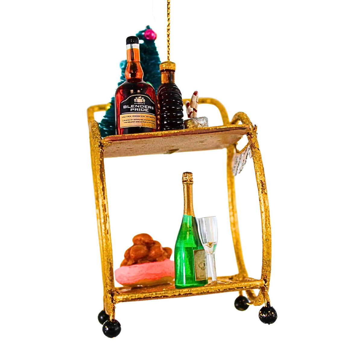 Cody Foster Holiday Bar Cart - - SBKGifts.com