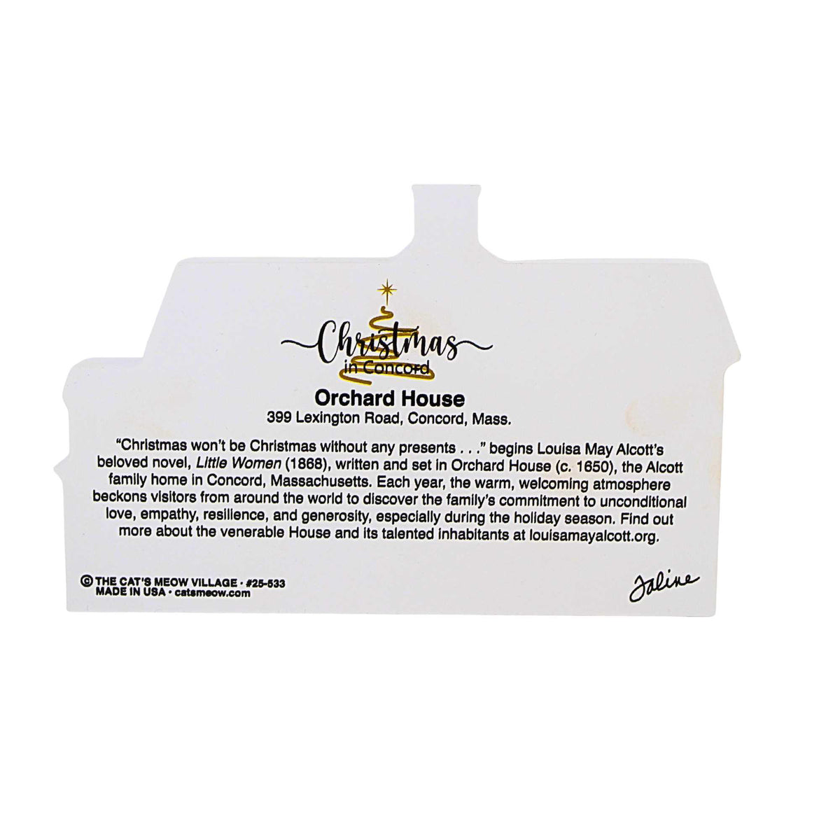 Cat's Meow Village Orchard House - - SBKGifts.com