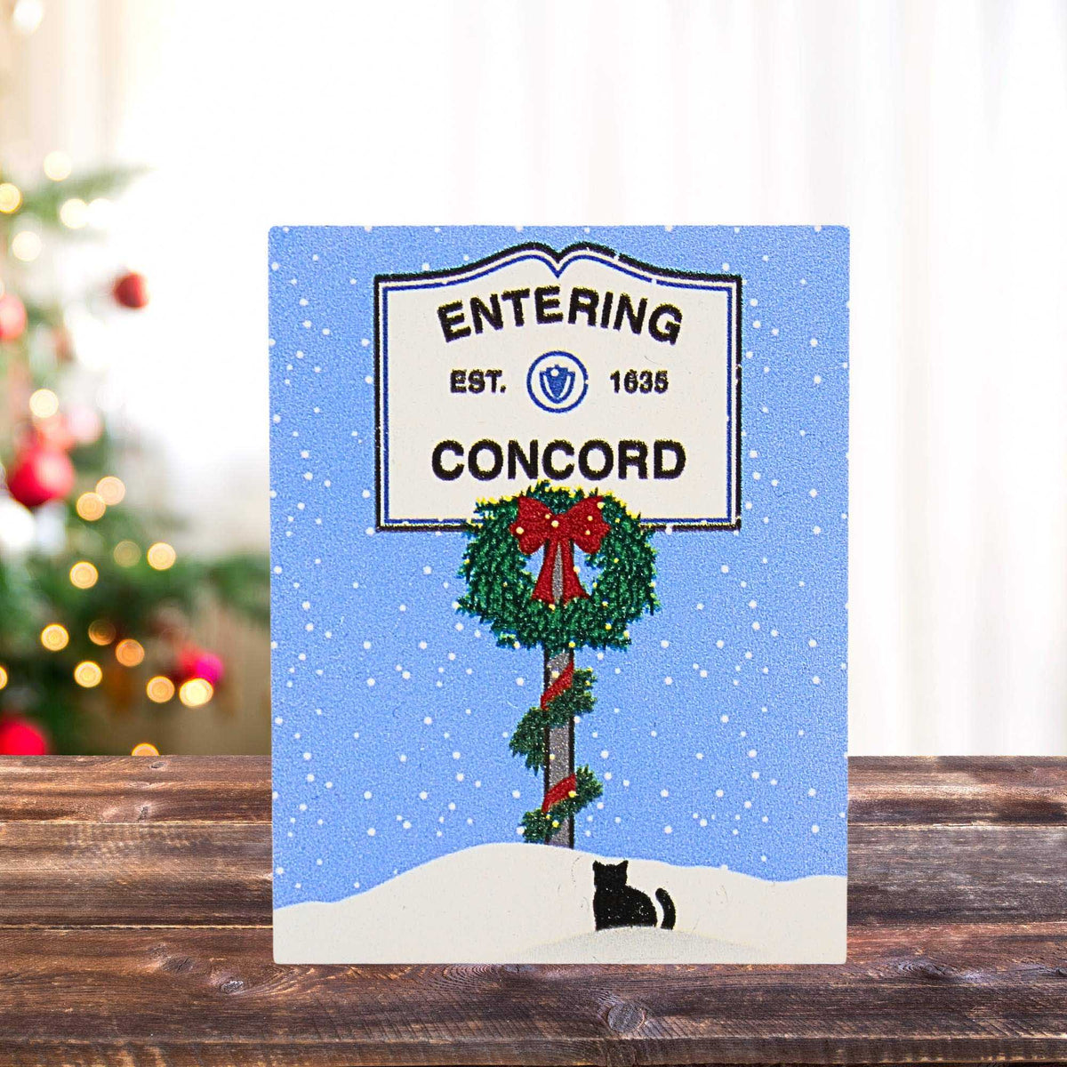 Cat's Meow Village Entering Concord Entry Sign - - SBKGifts.com