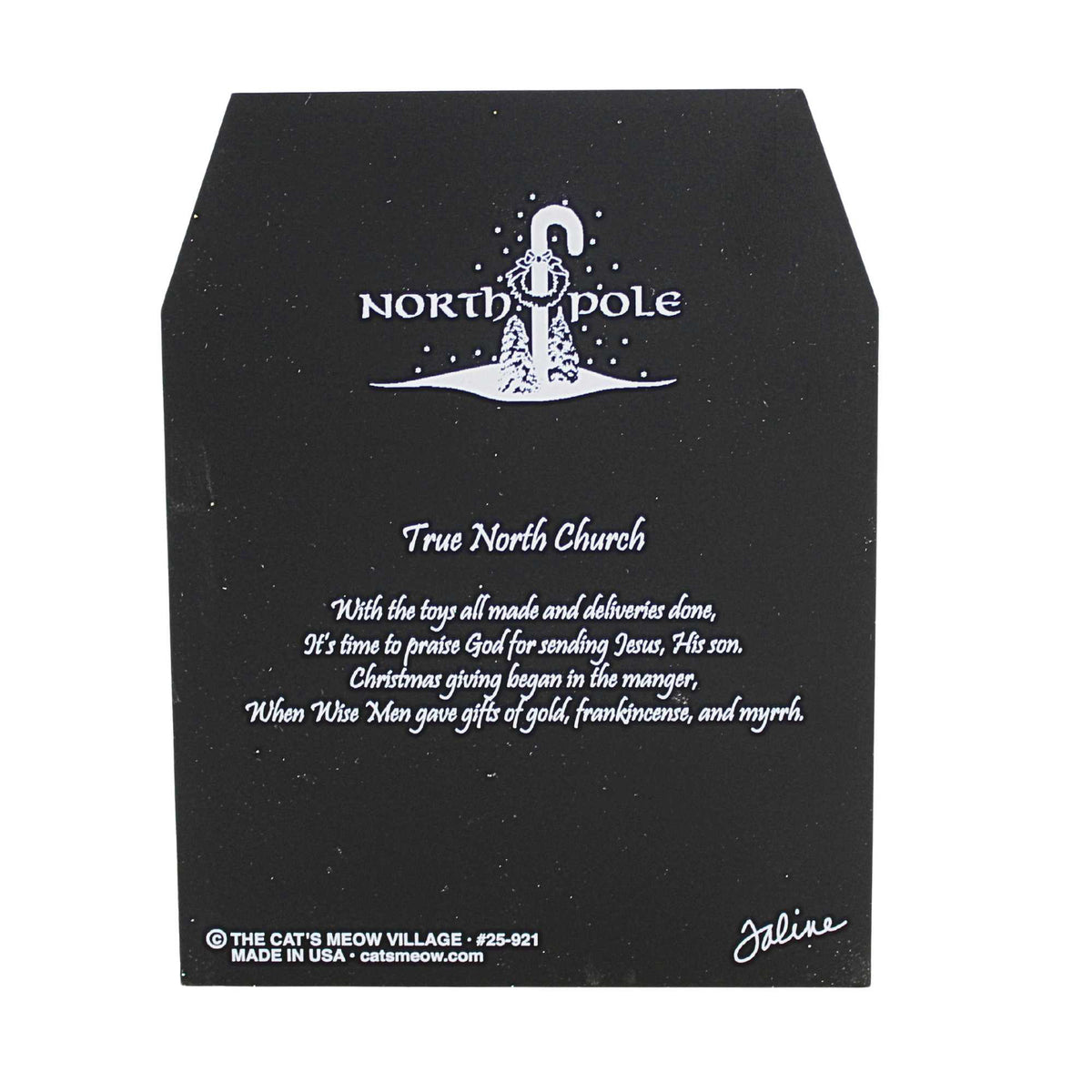 Cat's Meow Village True North  Church - - SBKGifts.com