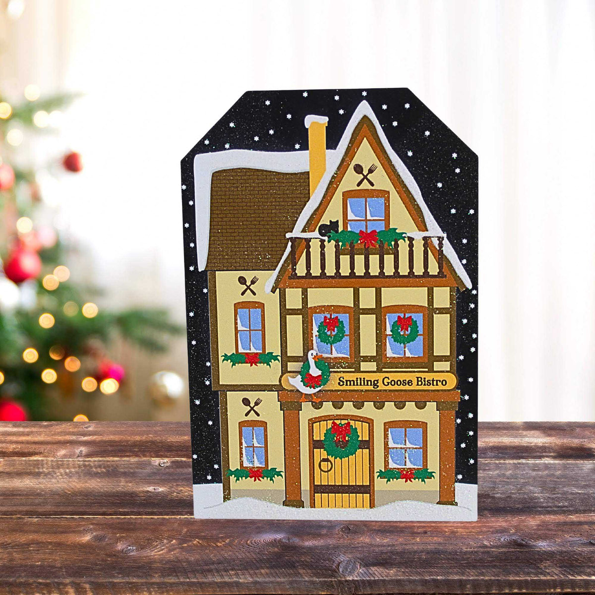 Cat's Meow Village Smiling Goose Bistro - - SBKGifts.com