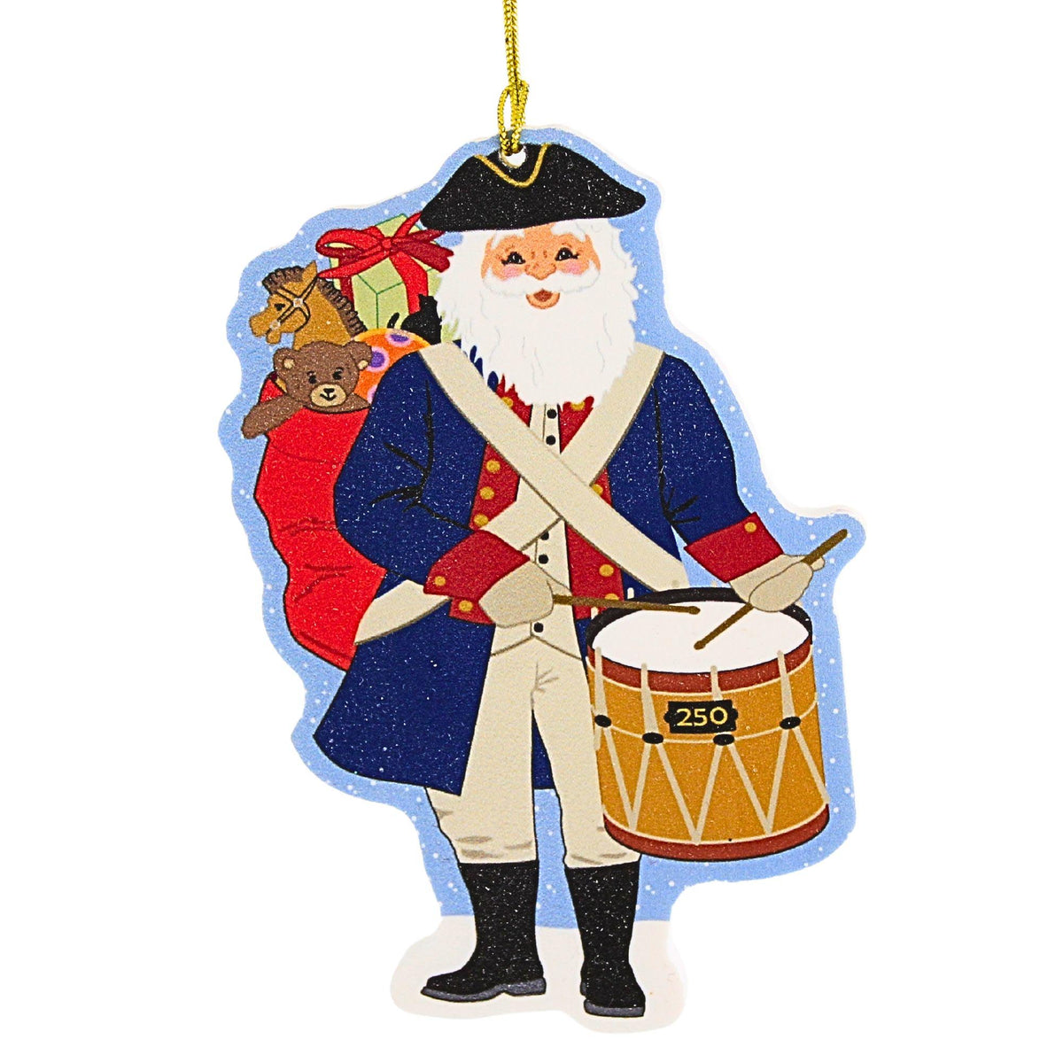 65574 America 250 Santa Ornamewnt