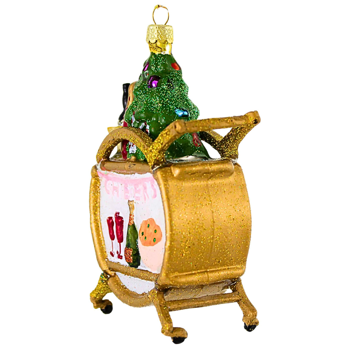 Cody Foster Holiday Bar Cart - - SBKGifts.com