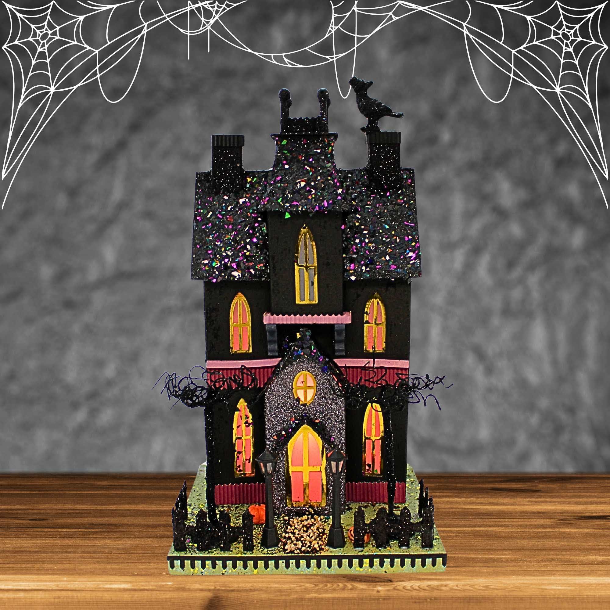 Cody Foster 15.00In Haunted Mansion, Cardboard, Crow Pumpkins