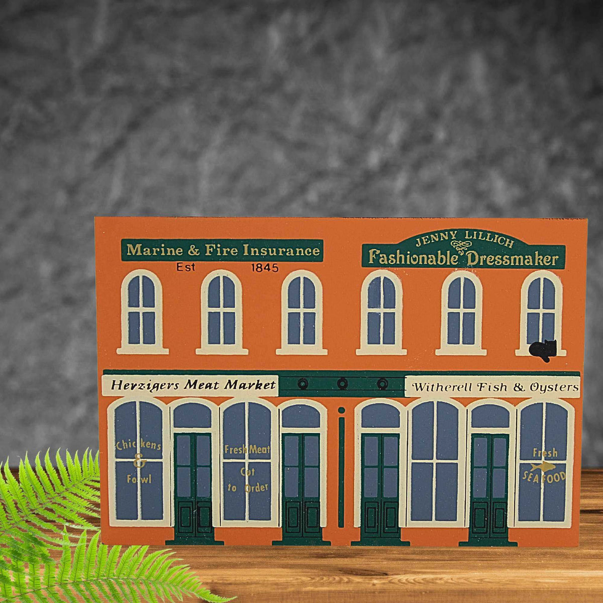 Cat's Meow Village Fish Meat Market - - SBKGifts.com