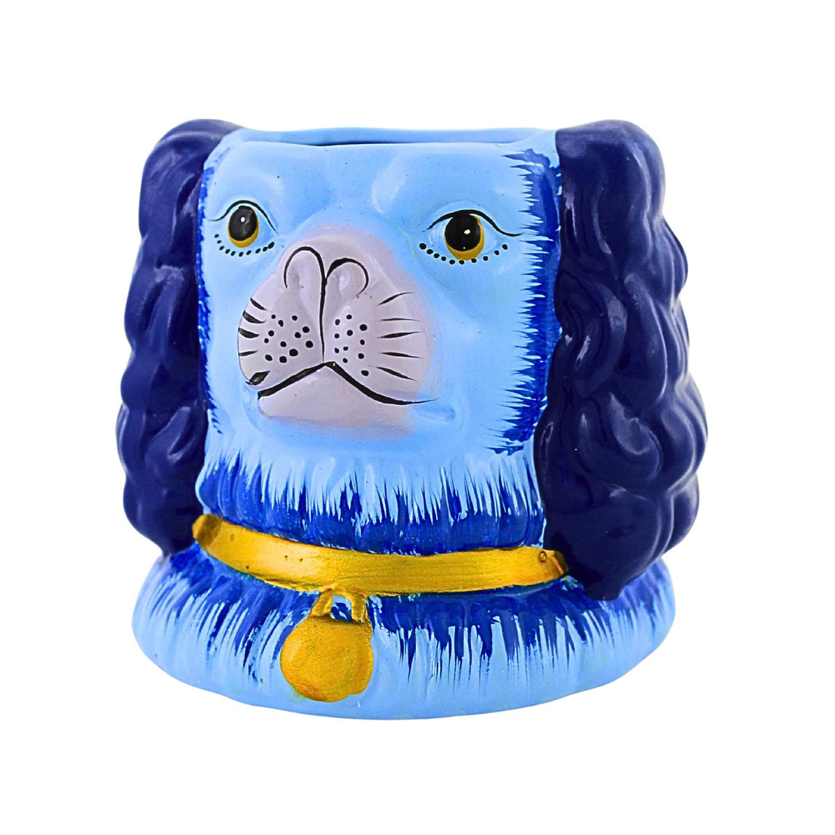 65615 Staffordshire Dog Blue MS6707B