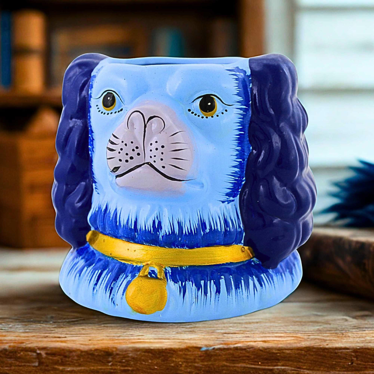 Cody Foster Staffordshire Dog Blue - - SBKGifts.com