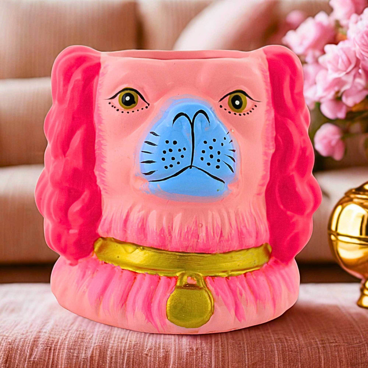 Cody Foster Staffordshire Dog Pink - - SBKGifts.com