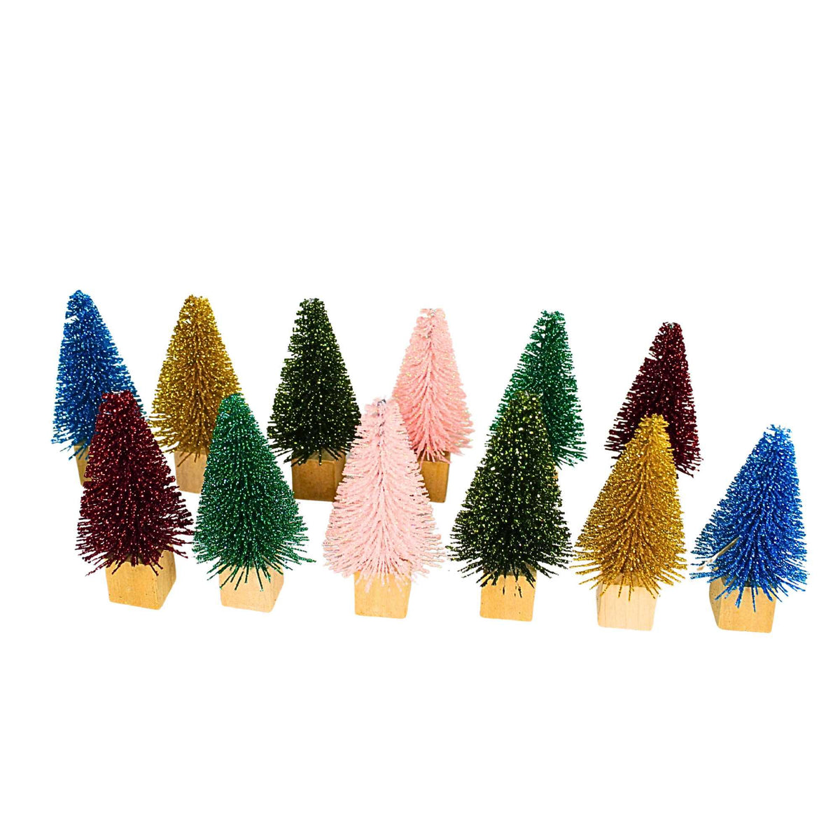 65618 Pastel Bottlebrush Tree Set CD1980P