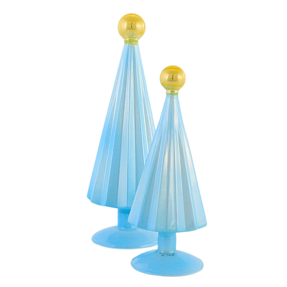 65628 Pleated Trees Sky Blue/Gold CD1845SSG