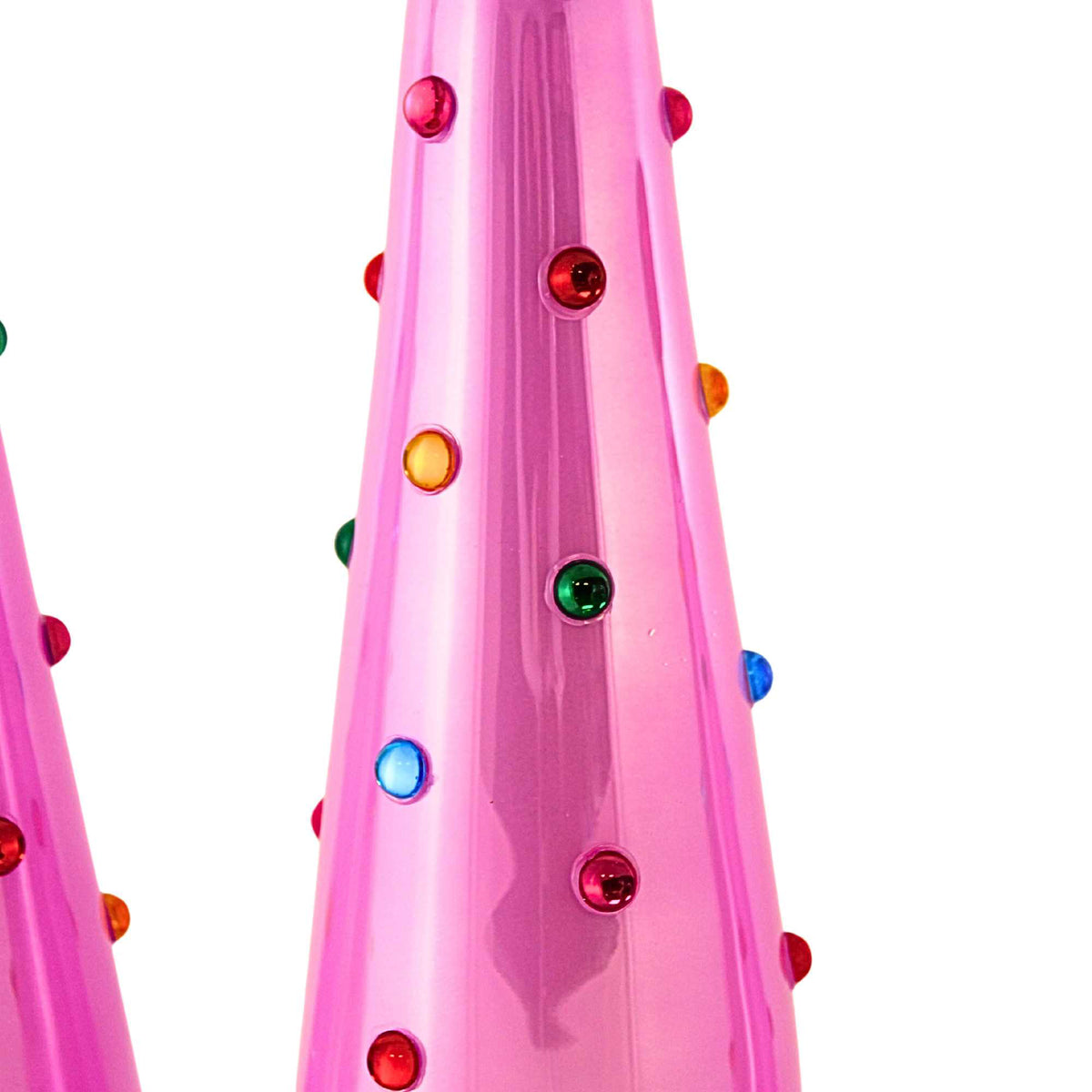 Cody Foster Decorated Dotted Trees Taffy Pink - - SBKGifts.com