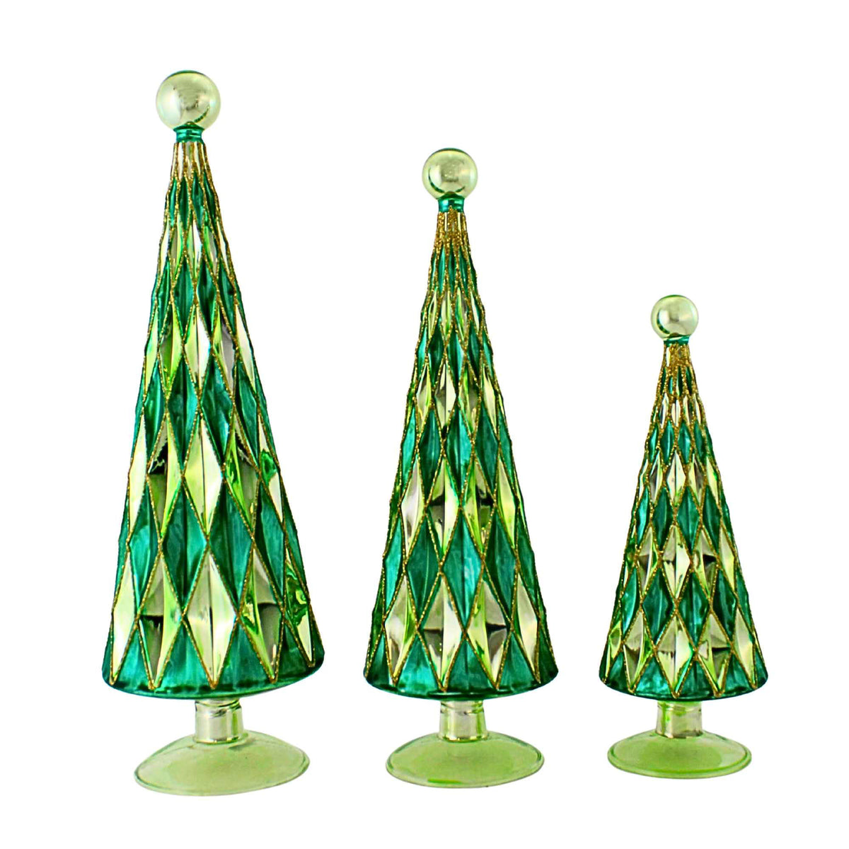 Cody Foster Diamond Trees Green Mint - - SBKGifts.com