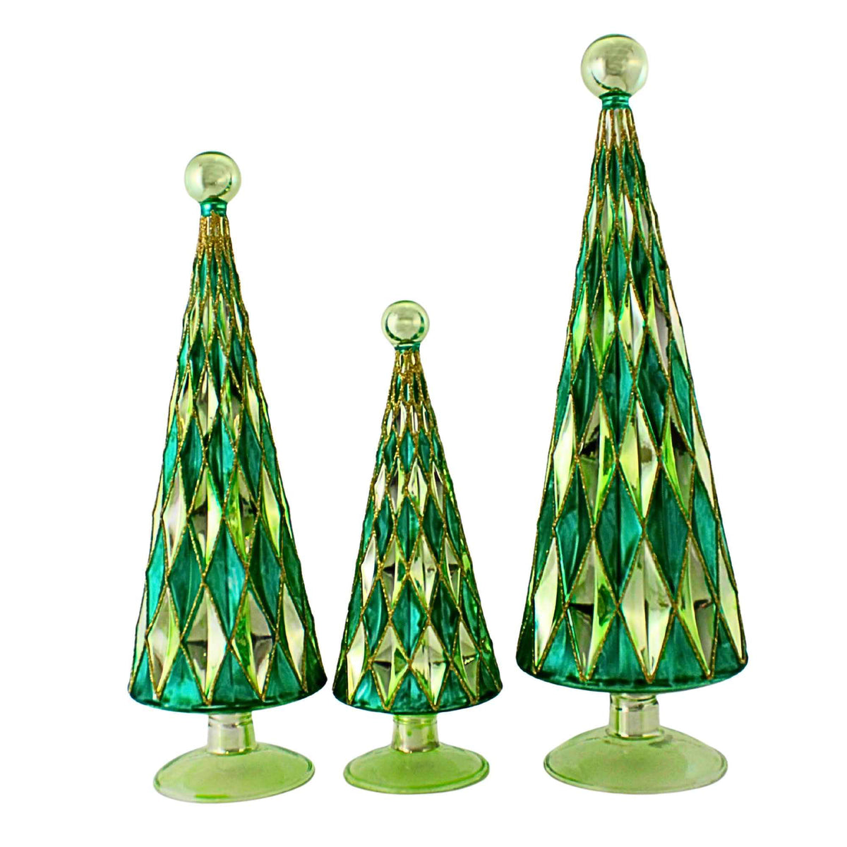 Cody Foster Diamond Trees Green Mint - - SBKGifts.com