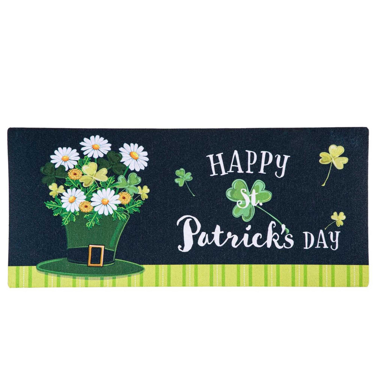 65638 Happy St. Patrick's Day Floral Hat Sassafras Switch Mat 432594