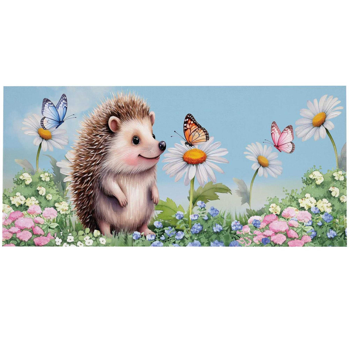 65644 Hedgehog & Daisies Sassafras Switch Mat SIK9H3MNM325