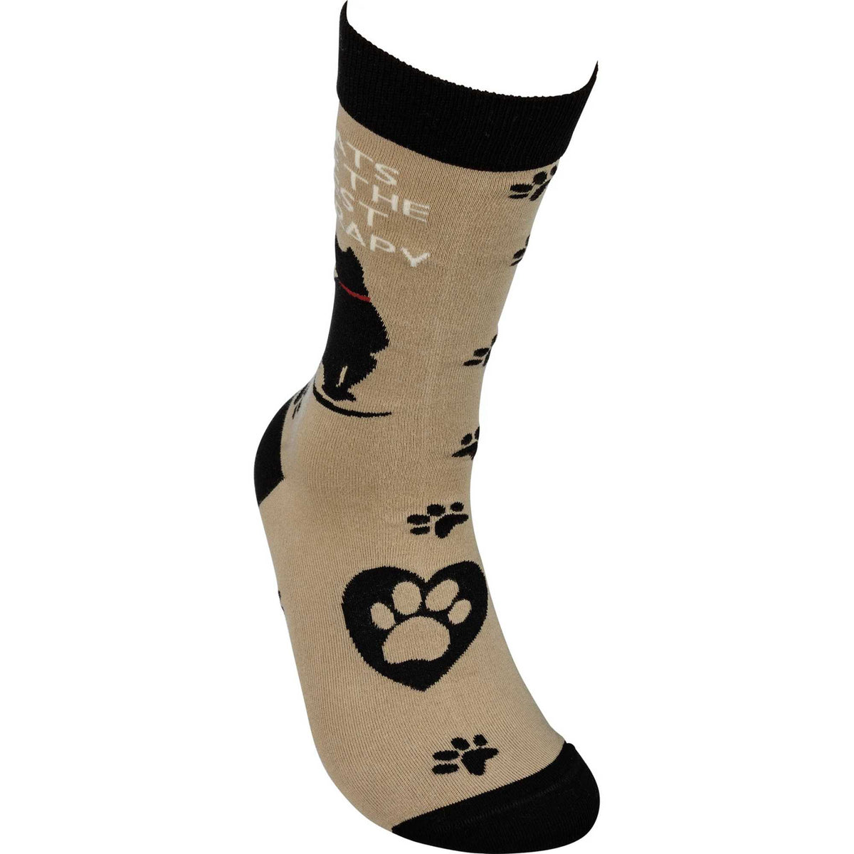 Primitives By Kathy Cats Are The Best Therapy Socks - - SBKGifts.com