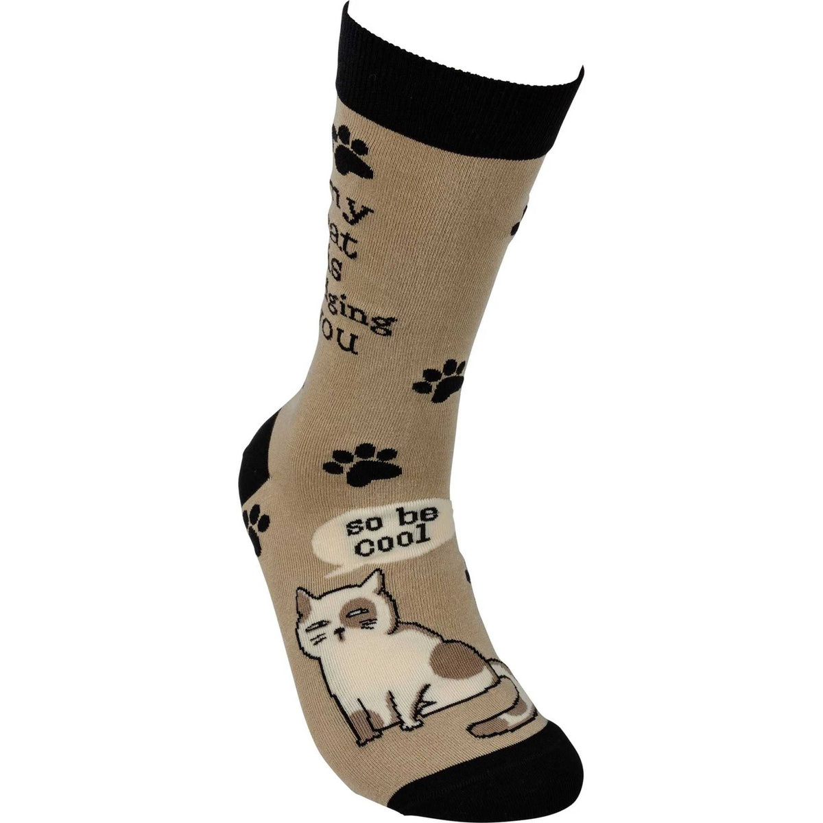 Primitives By Kathy My Cat Is Judging You Socks - - SBKGifts.com