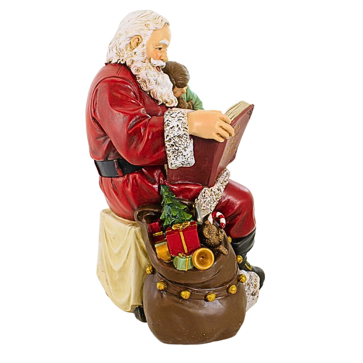 Joseph Studio Santa Reading To Child - - SBKGifts.com