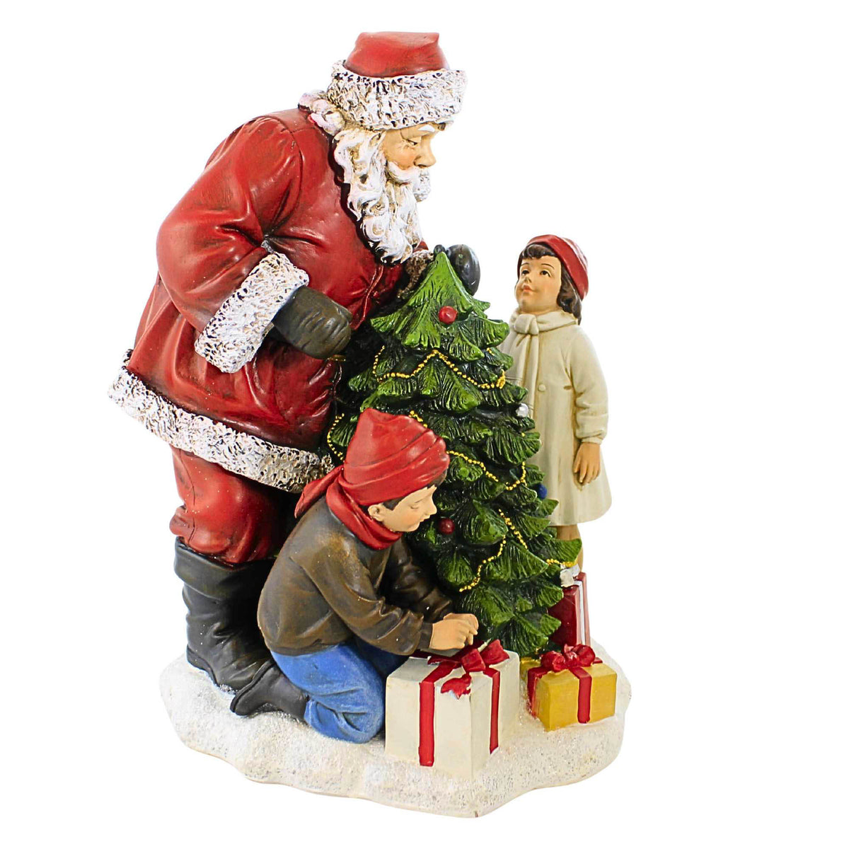 Joseph Studio Santa With Kids At Tree - - SBKGifts.com
