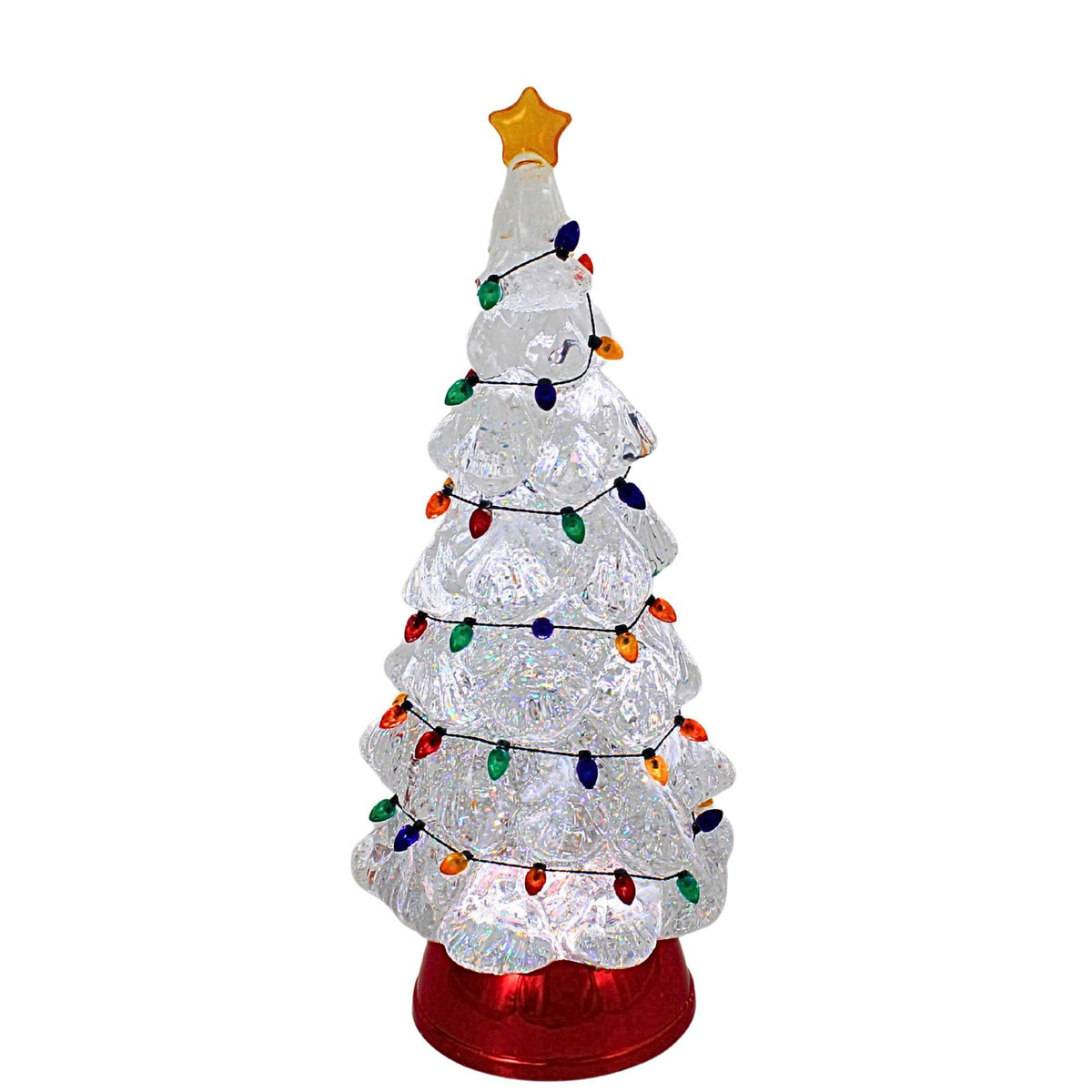 65657 Swirl Tree With String Lights 136566