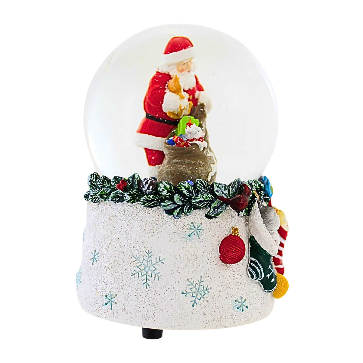 Roman Musical Cat Santa Dome - - SBKGifts.com