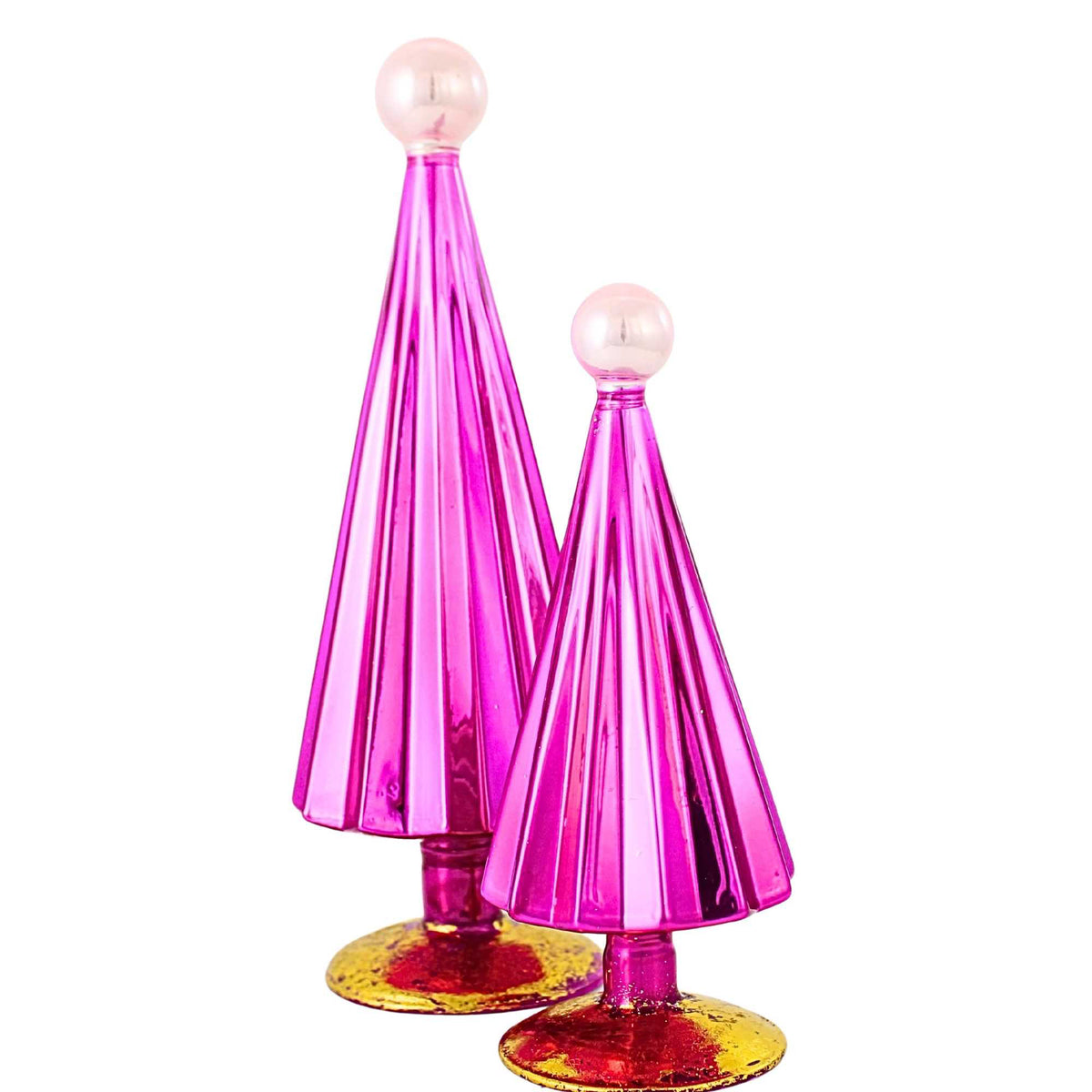 65672 Pleated Trees Small Fuchsia Pink CD1845SFP