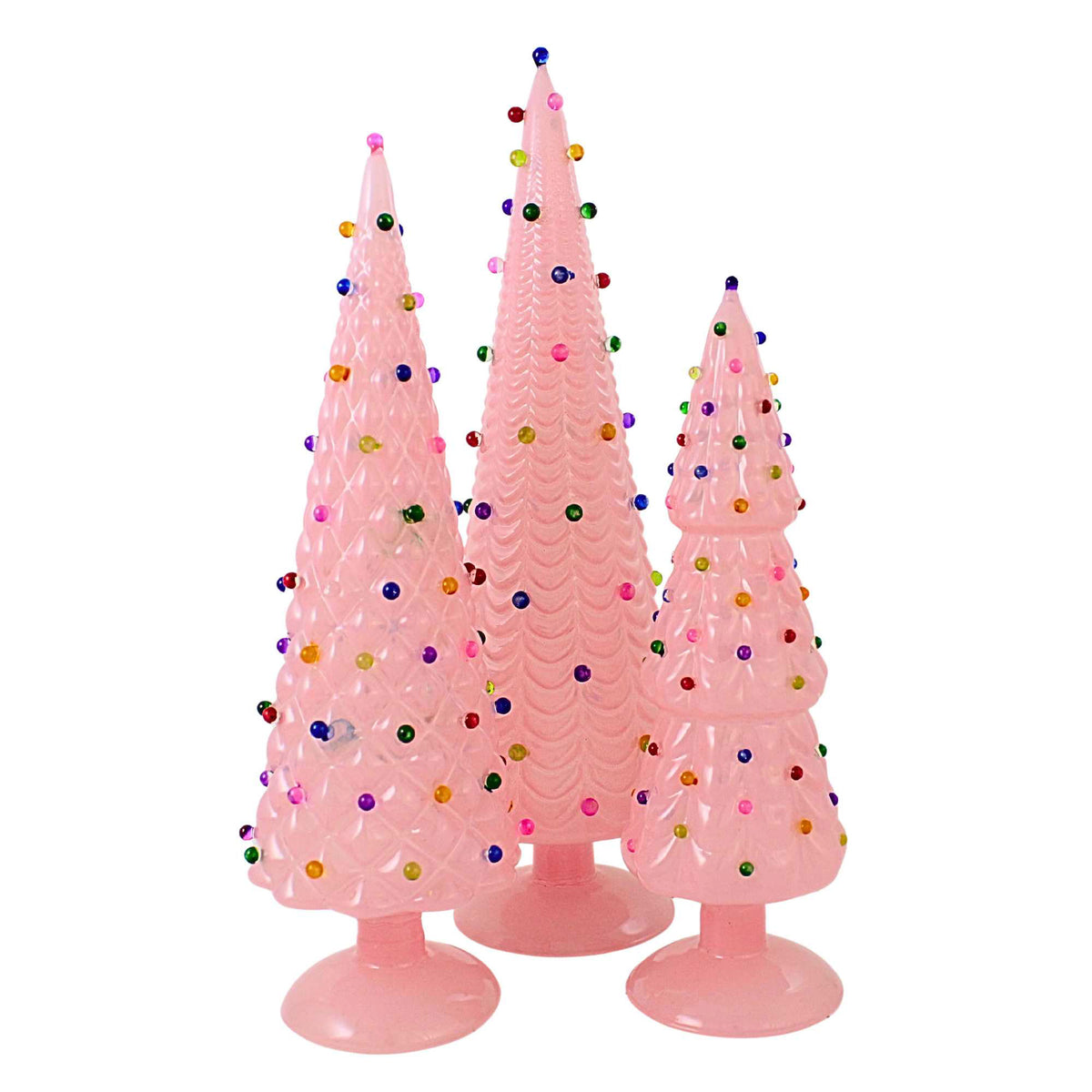 65678 Bauble Tree Large Pink Set CD3227LP