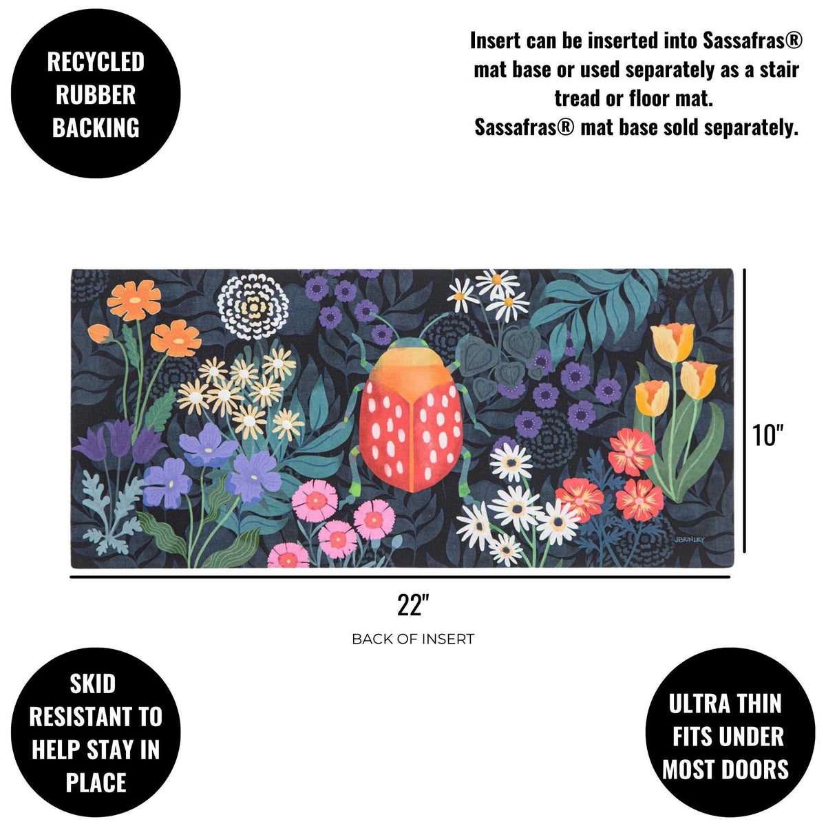 Evergreen Garden Park Beetle Sassafras Switch Mat - - SBKGifts.com