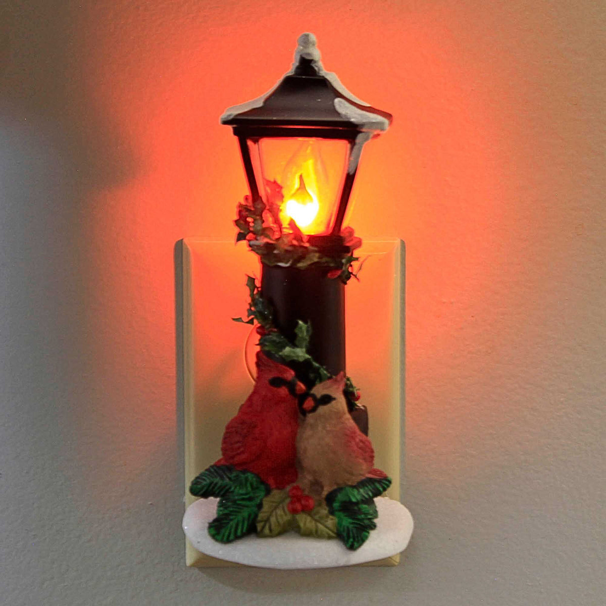 Roman Cardinal Lamppost Nightlight - - SBKGifts.com