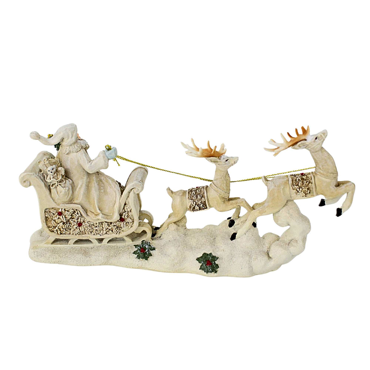 Roman Santa In Sleigh - - SBKGifts.com