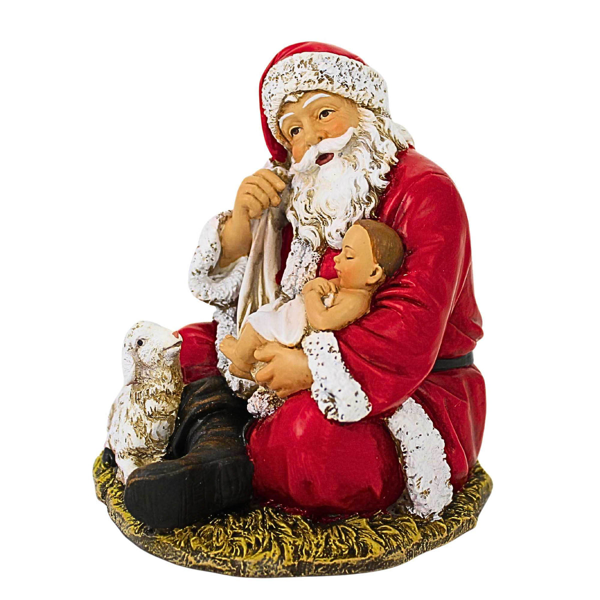 Joseph Studio Santa Holding Baby Jesus - - SBKGifts.com