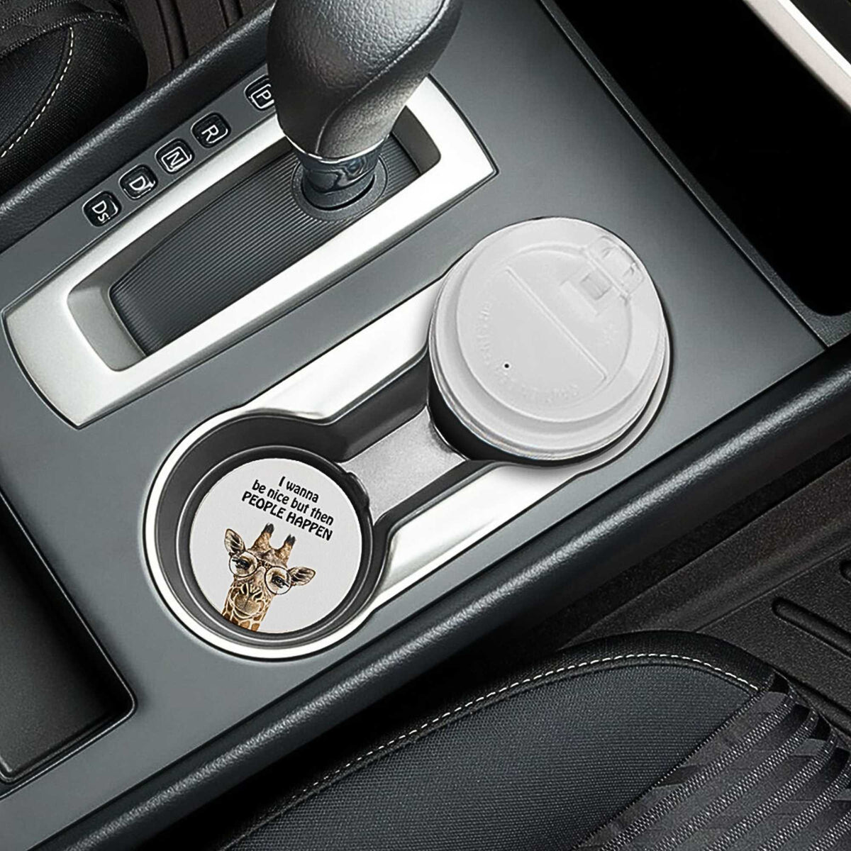 Tipsy Coasters I Wanna Be Nice Giraffe - - SBKGifts.com