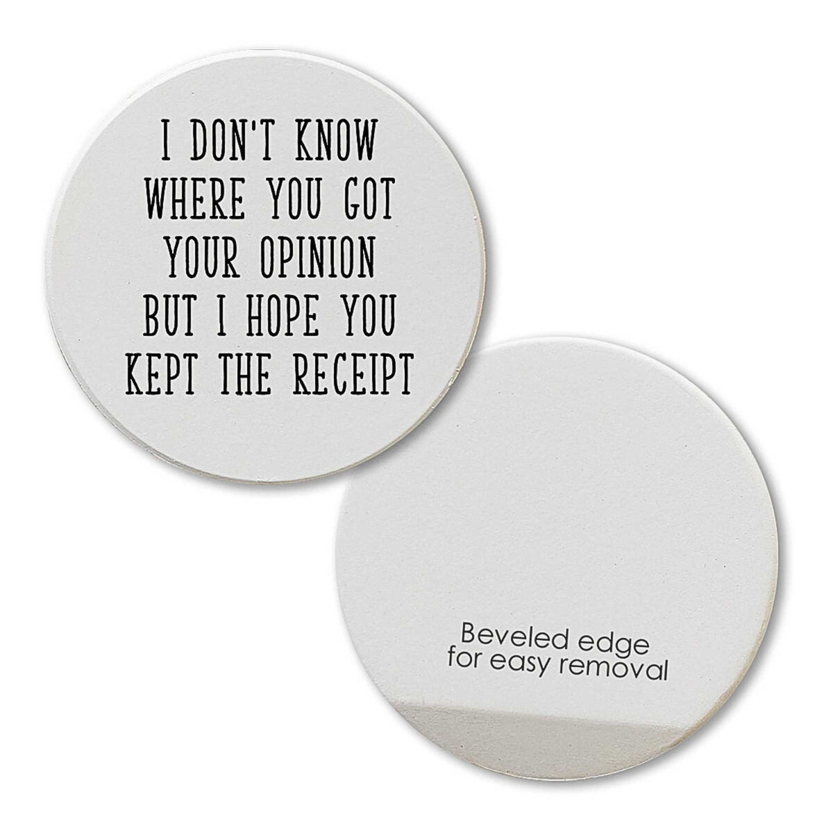 Tipsy Coasters Opinion Car Coaster - - SBKGifts.com