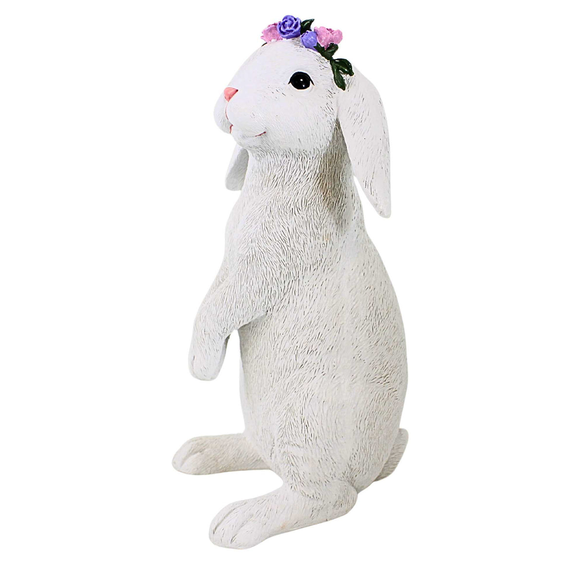 Roman Standing Bunny With Flower Crown - - SBKGifts.com