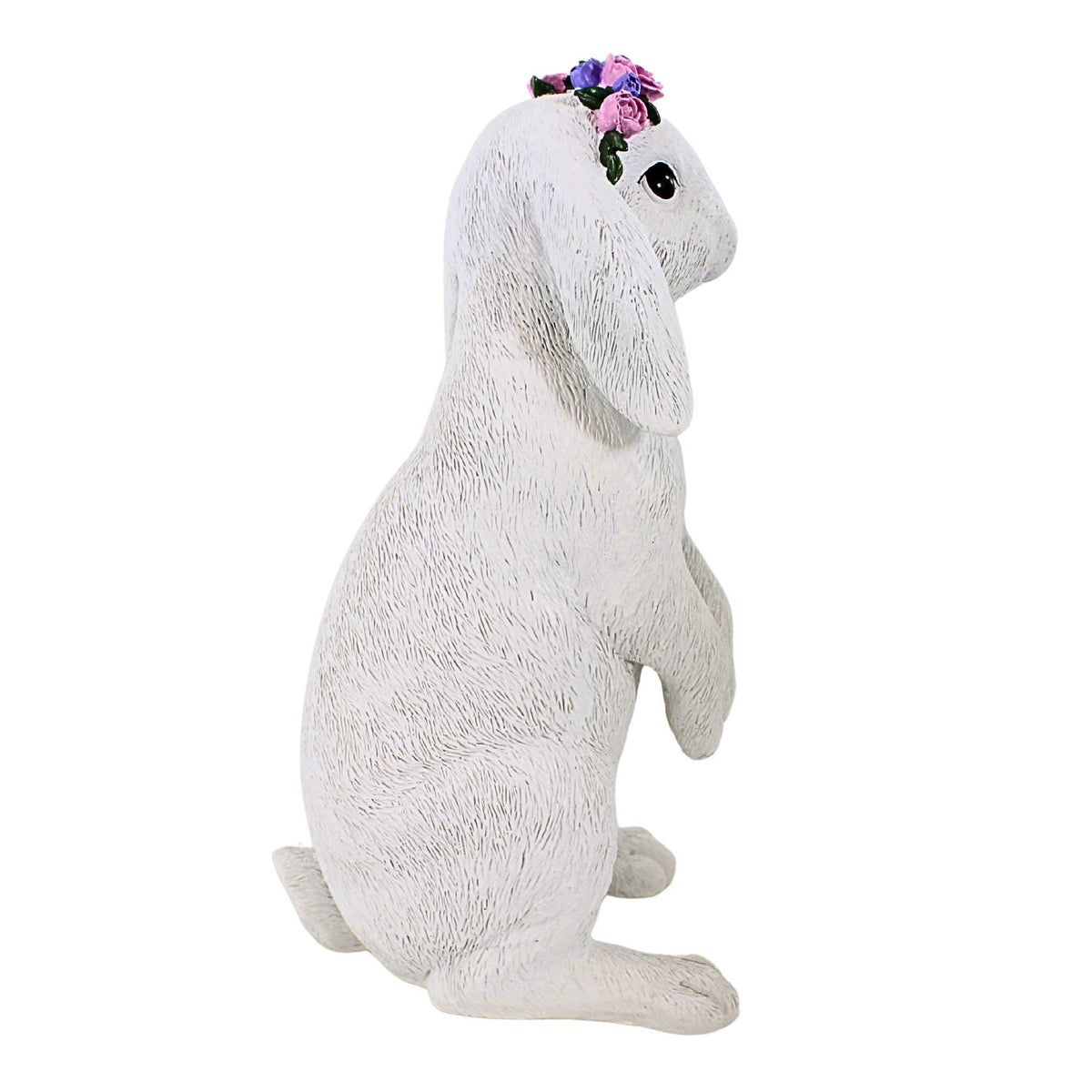 Roman Standing Bunny With Flower Crown - - SBKGifts.com