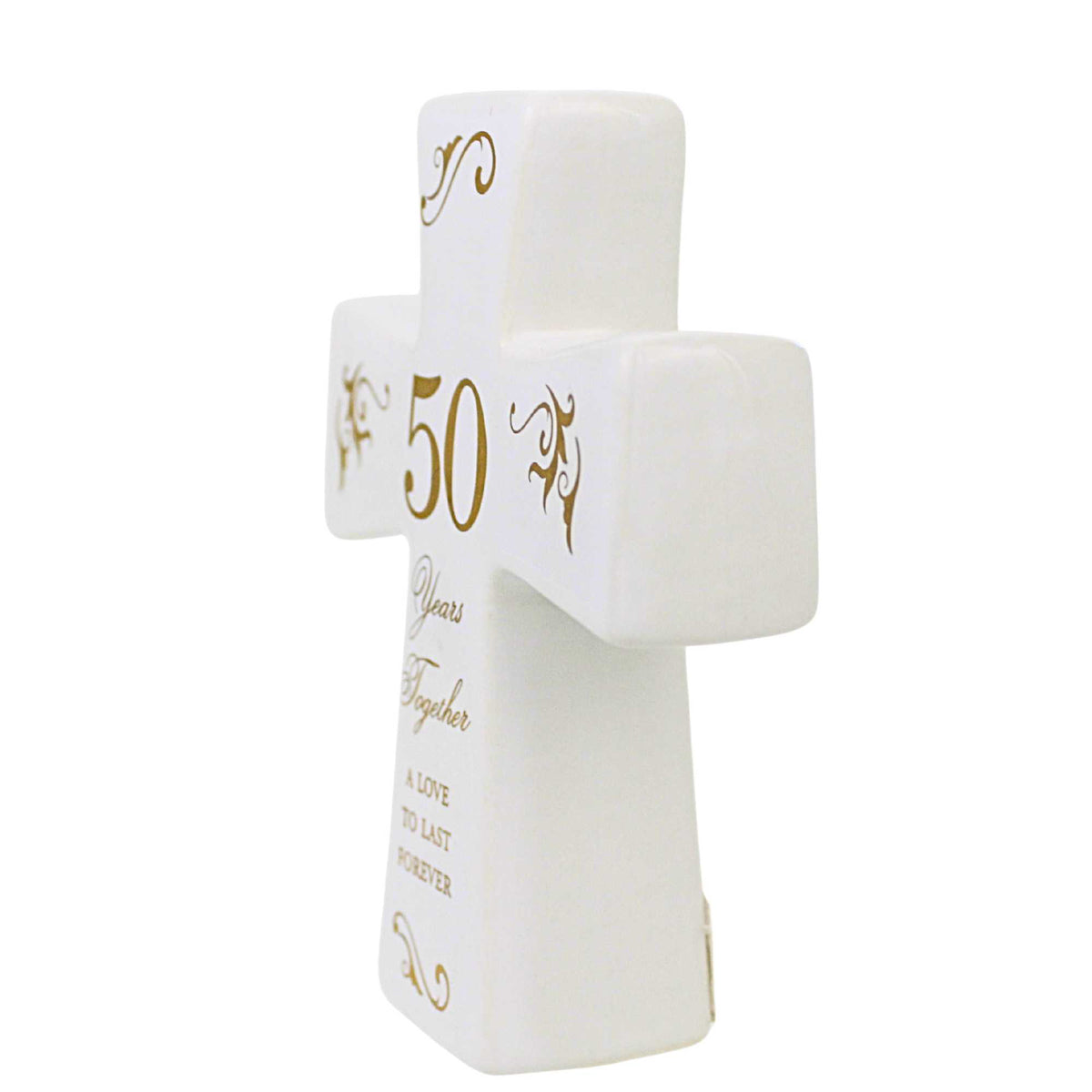 Roman 50Th Anniversary Tabletop Cross Keepsake - - SBKGifts.com