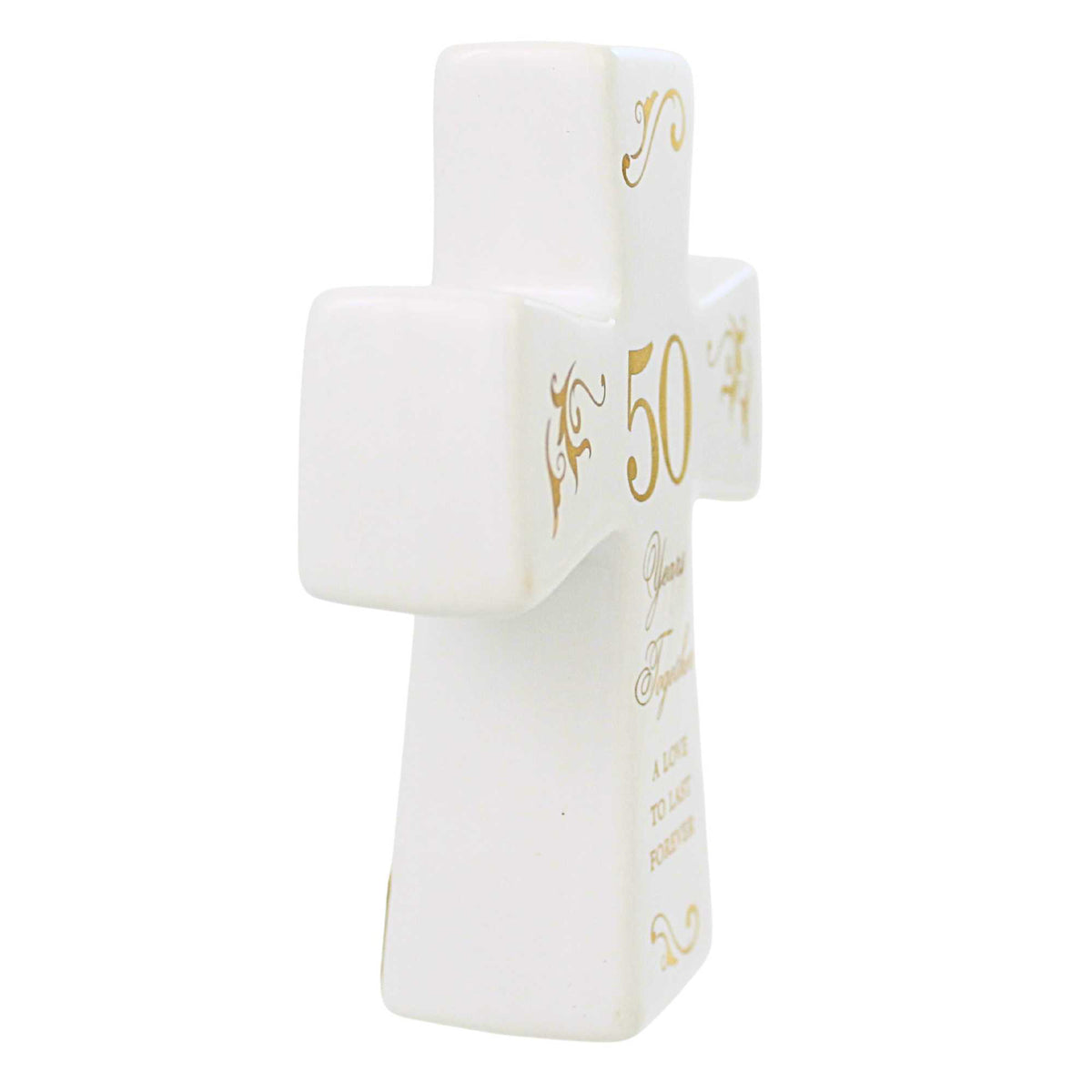 Roman 50Th Anniversary Tabletop Cross Keepsake - - SBKGifts.com